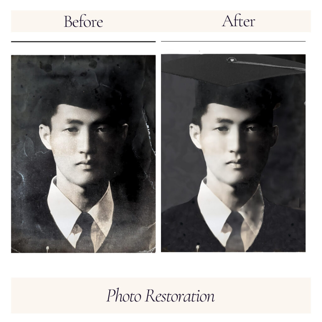 Restore Old Photo- man